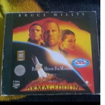VCD original Armageddon isi 3 VCD Teks Indonesia