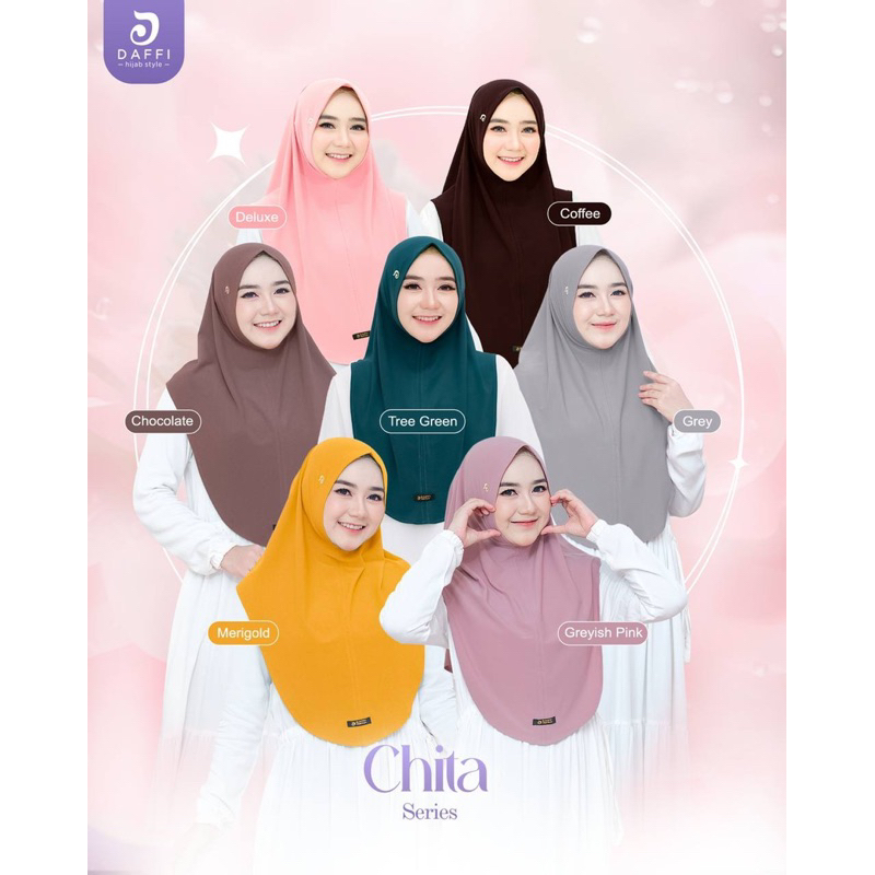 Chita Series by DAFFI HIJAB ORIGINAL/daffi hijab/jilbab daffi terbaru/hijab terbaru daffi/jilbab leb