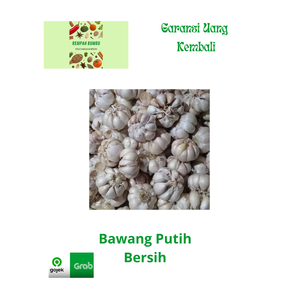 

Bawang Putih Banci / Honan Bersih Bawang Putih Biasa 500 gram