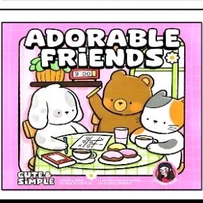 

[FREE NOTEBOOK] Adorable Friends Healing Coloring Book for adult for kids for gift kado anak