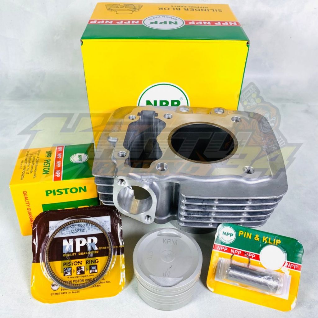 BLOK NEW MEGAPRO NPP BLOK MP MONO NPP CRF VERZA SET PISTON STD PNP HANTU RACING