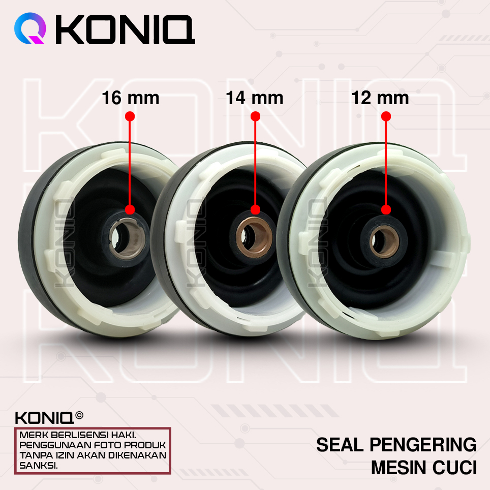 SEAL PENGERING MESIN CUCI AS 12/ 14 / 16 / SIL KARET SPIN MULTI