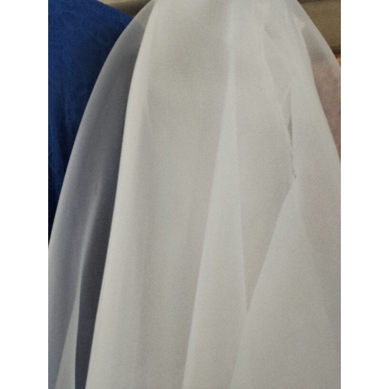 bahan/kain organza polos/organza polos