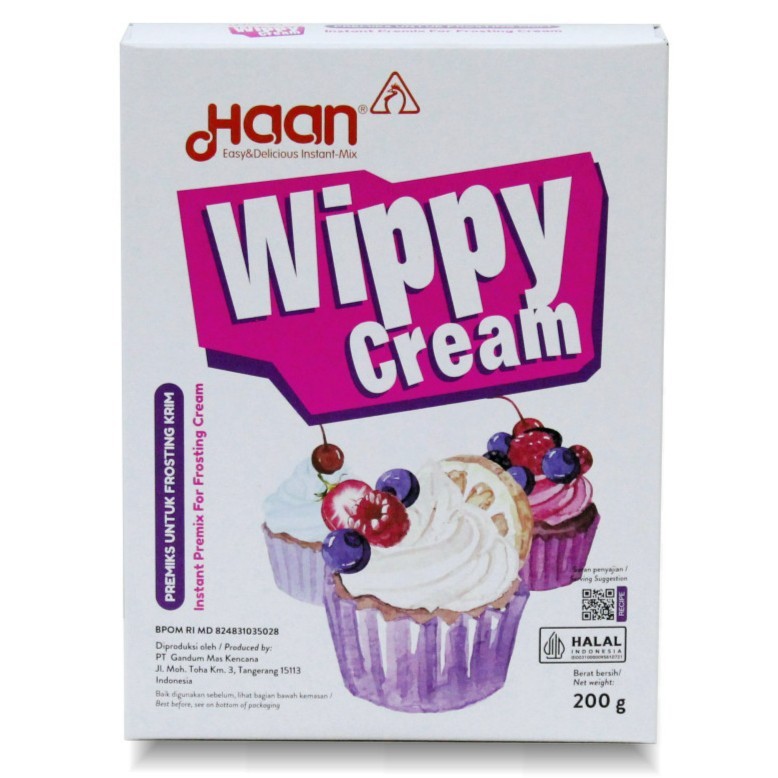

GFD Wippy / Whipping / Whip Cream 200gr, 400gr Haan