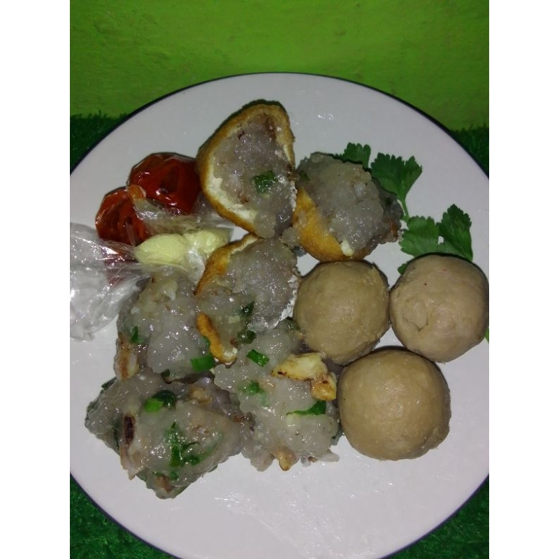 

[ CILOK CUANKI ]cilok isian Jando dan baso Aci tulang rangu