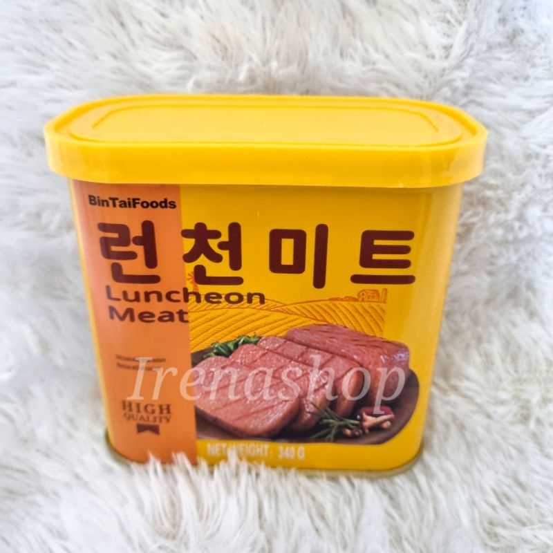 

Pork Luncheon Meat BinTaiFood 340gram Malaysia / Ngo Cam Bak Korean / Ngocambak