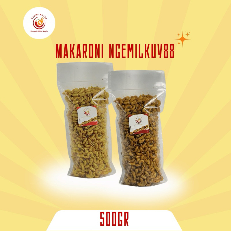 

Makaroni Kering 500Gram Ngemilkuy88 / Makaroni / Makaroni Kering / Cemilan Pedas / Snack Pedas