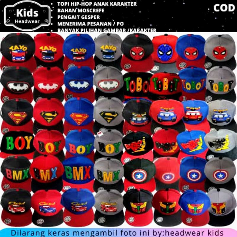 topi anak hip hop