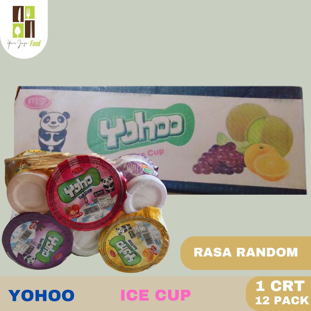 

Yohoo Ice Cup / Es Krim Cup / Es Serut Cup / Rasa Mix / 85ml / 1KARTON / 12 PACK