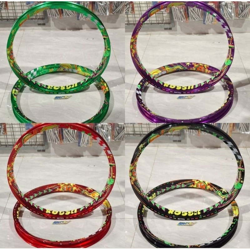 VELG ZIAN Rossi dan  SIAM v UK.140.140 RING 17 & VELG STRONG PROFESIONAL RIM 120/140 RING 17