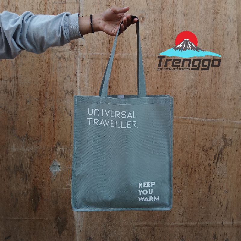 

[25x8x30] TEBAL 100gsm Tas Spunbond Jahit Custom Ukuran Sablon