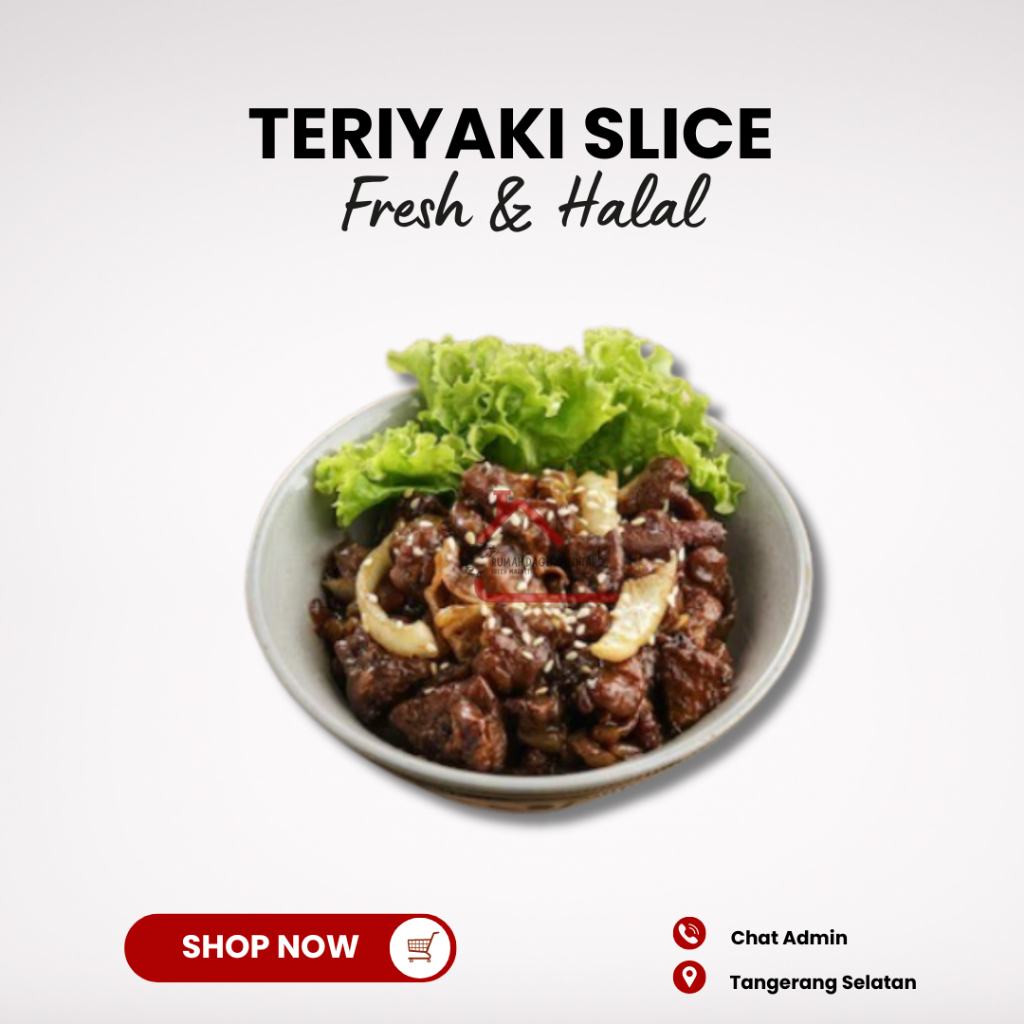 

Daging Slice Marinasi Teriyaki Fresh Halal 250gr Tangerang Selatan