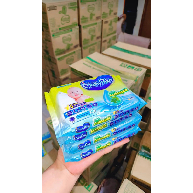 Tissue basah mamypoko 4pack