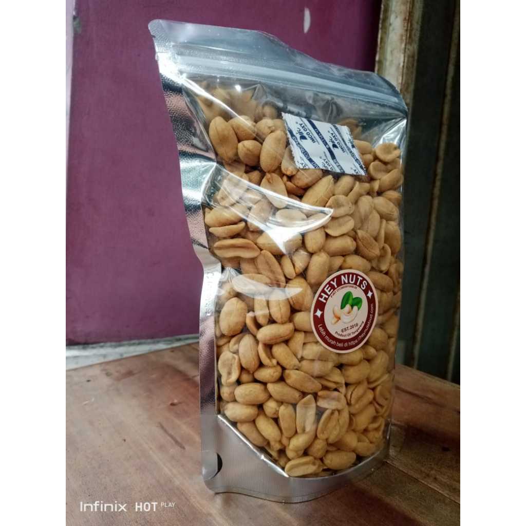 

QH Kacang Tanah Thailand Panggang Kacang Sangrai Oven 500 gram