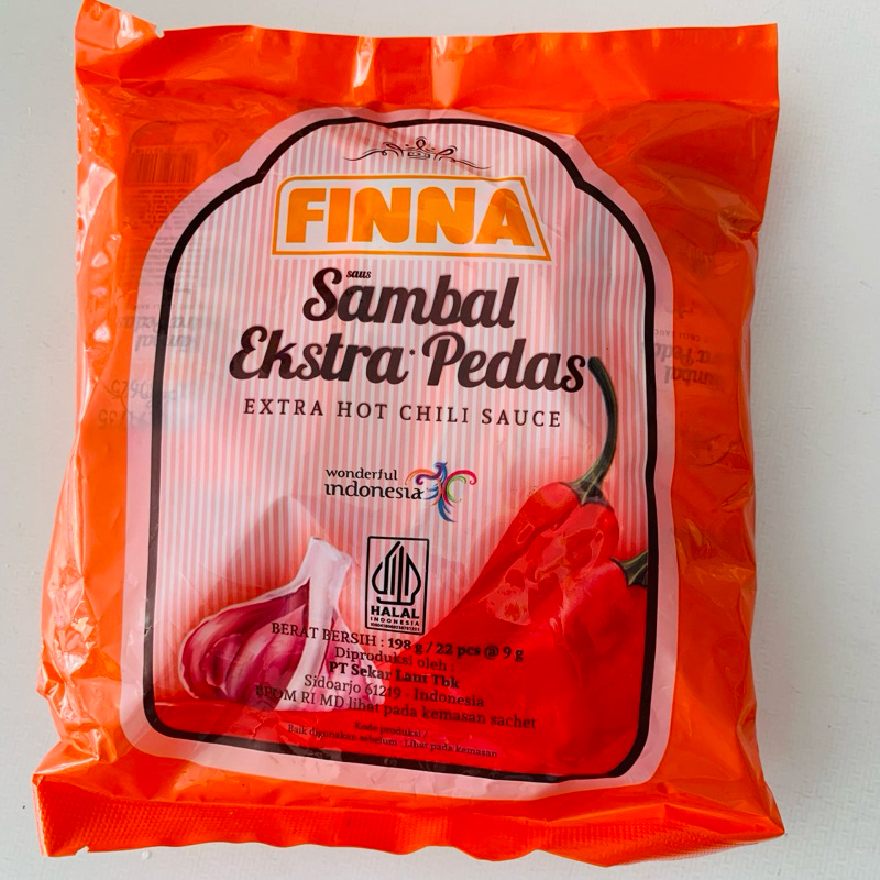 

sambal extra pedas FINNA isi 22