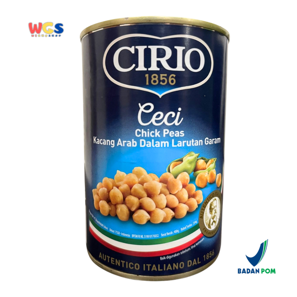 

CIRIO 1856 Ceci Chick Peas 400g - Kacang Arab Dalam Larutan Garam