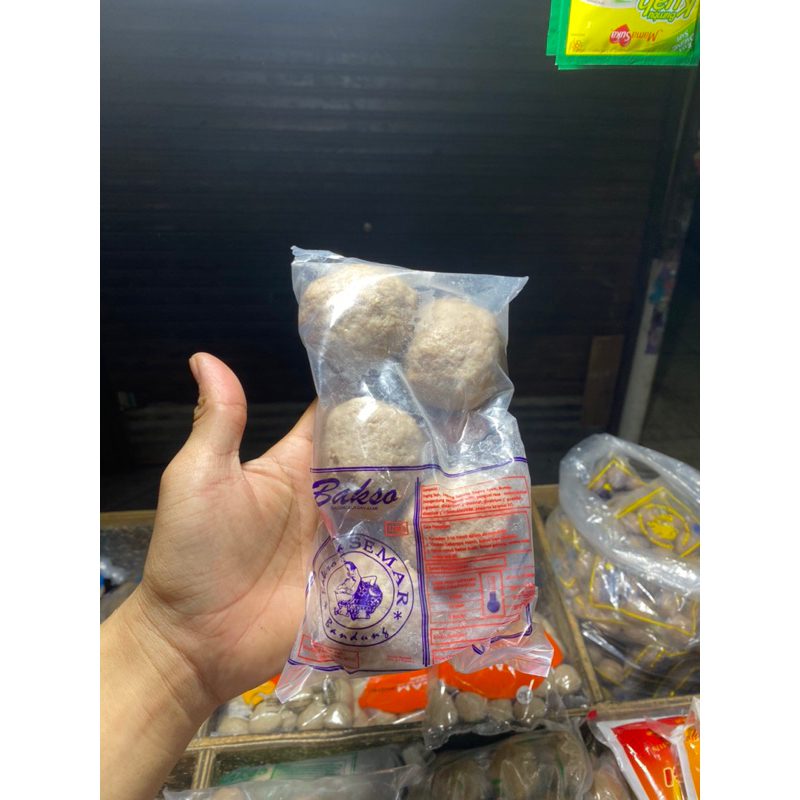 

Bakso semar Bandung USR isi 5 urat jumbo super