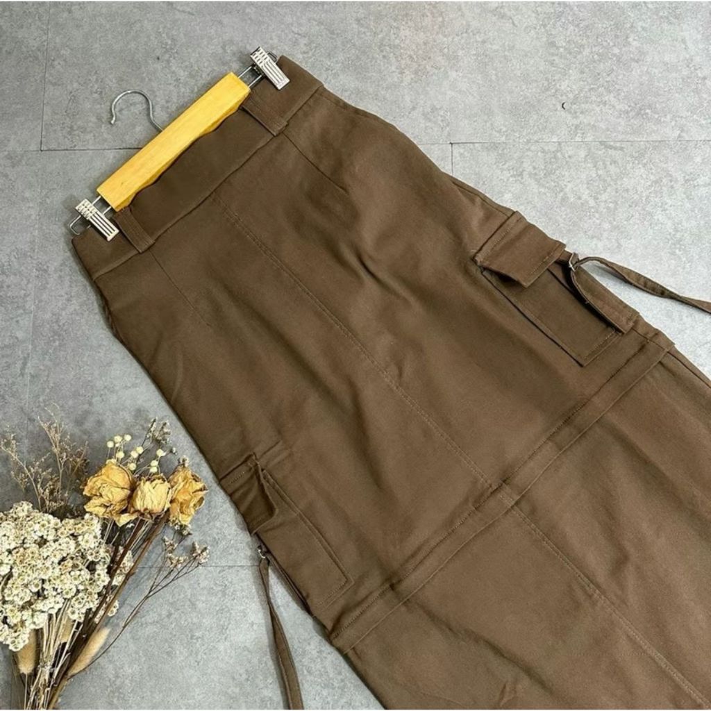 Haziera - Willow Skirt - Rok Cargo Korean Style Bengaline Stretch