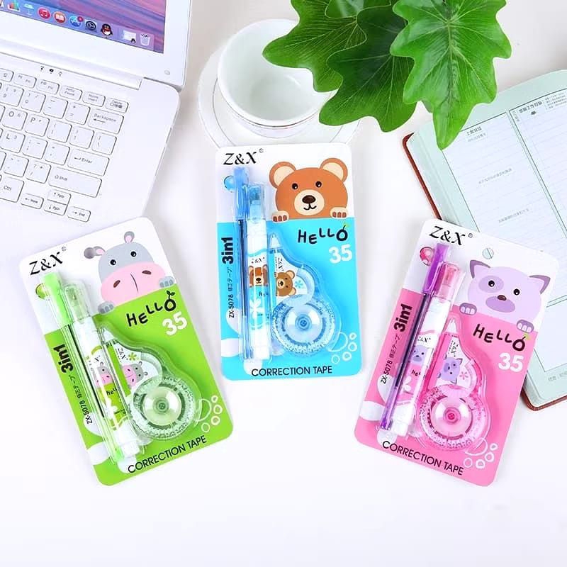 

Correction Tape 3 in 1 / Tip X Set 3 in 1 /Tip x