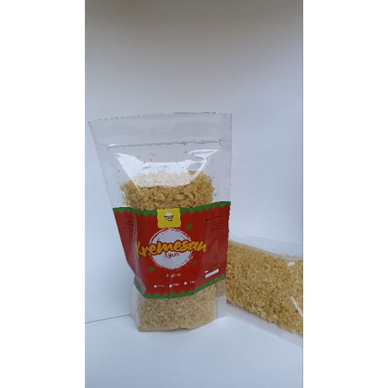 

kremesan ayam original kemasan plastik pouch 100 g