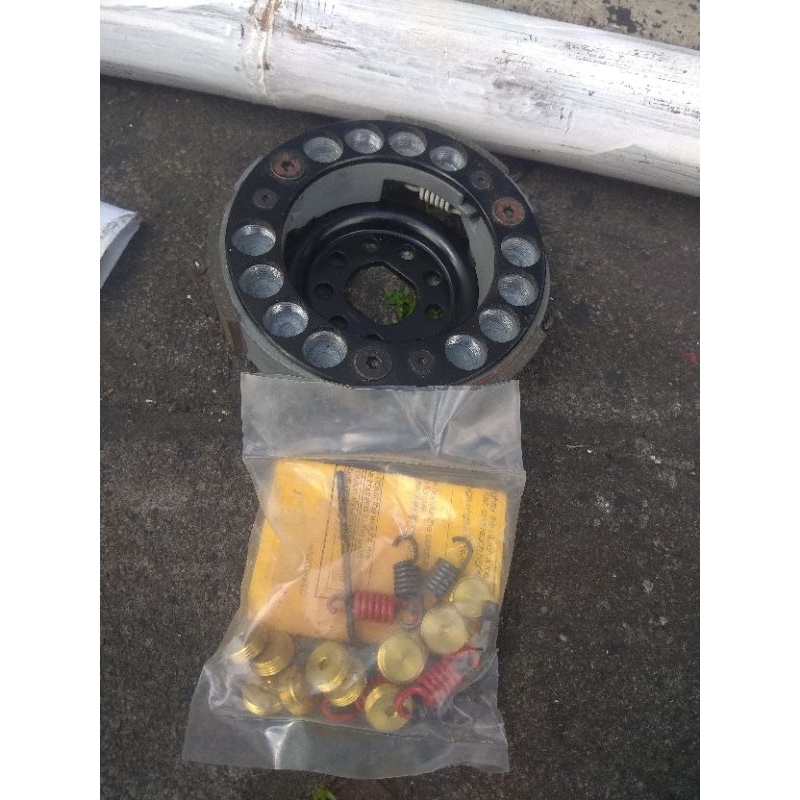 kampas ganda racing vario 110 karbu kvb merk ktc