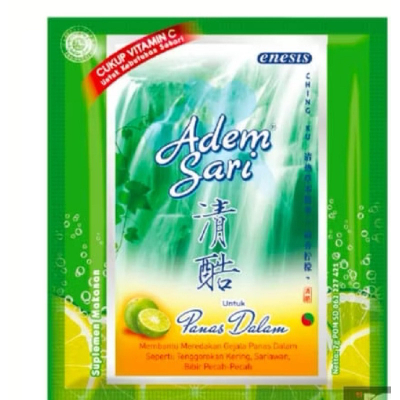 

Adem Sari PER Sachet Untuk Panas Dalam