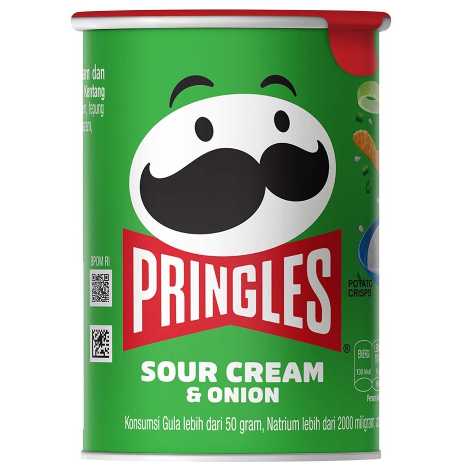 

QH [CARTON DEALS] Pringles Sour Cream & Onion Keripik 42gr (12 pcs)