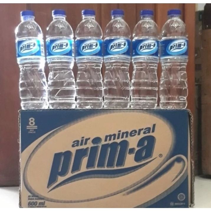 

AIR MINERAL BOTOL 600ML PRIMA DUS ISI 24 BOTOL