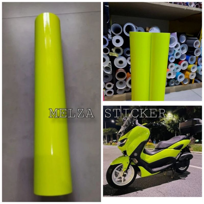 Stiker Skotlet Warna KUNING STABILO Lebar 45 cm