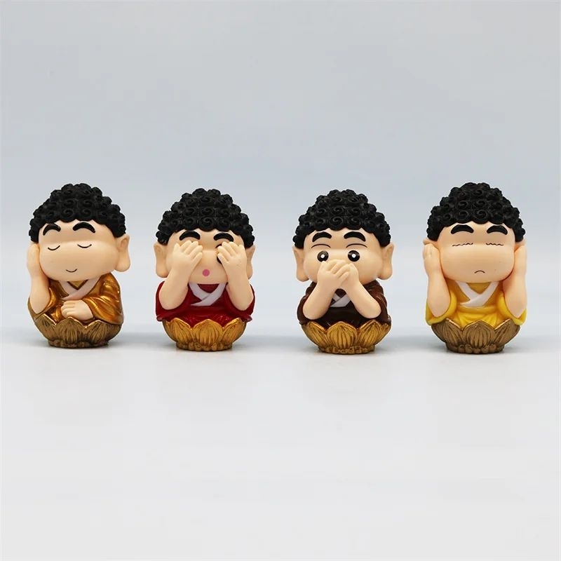 Mainan Action Figure Crayon Shinchan Buddha Version