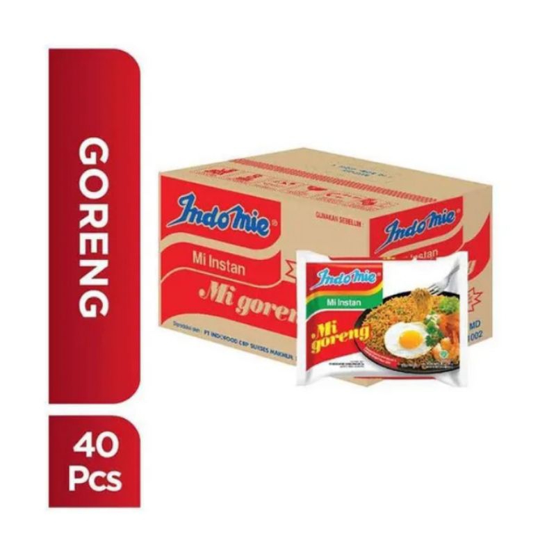 

Indomie Goreng 85gr isi 40pcs (1 Dus)