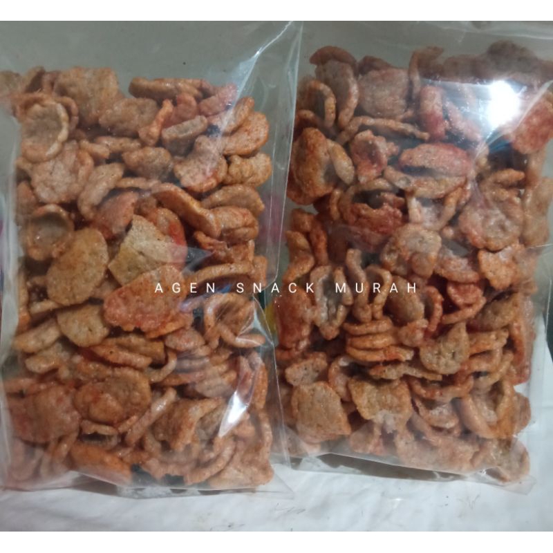 

KERUPUK JENGKOL PEDAS AROMA DAUN JERUK 140GR - KRUPUK JENGKOL