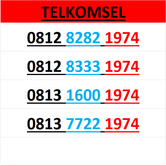 nomor cantik simpati telkomsel seri tahun 1974 murah lengkap w800