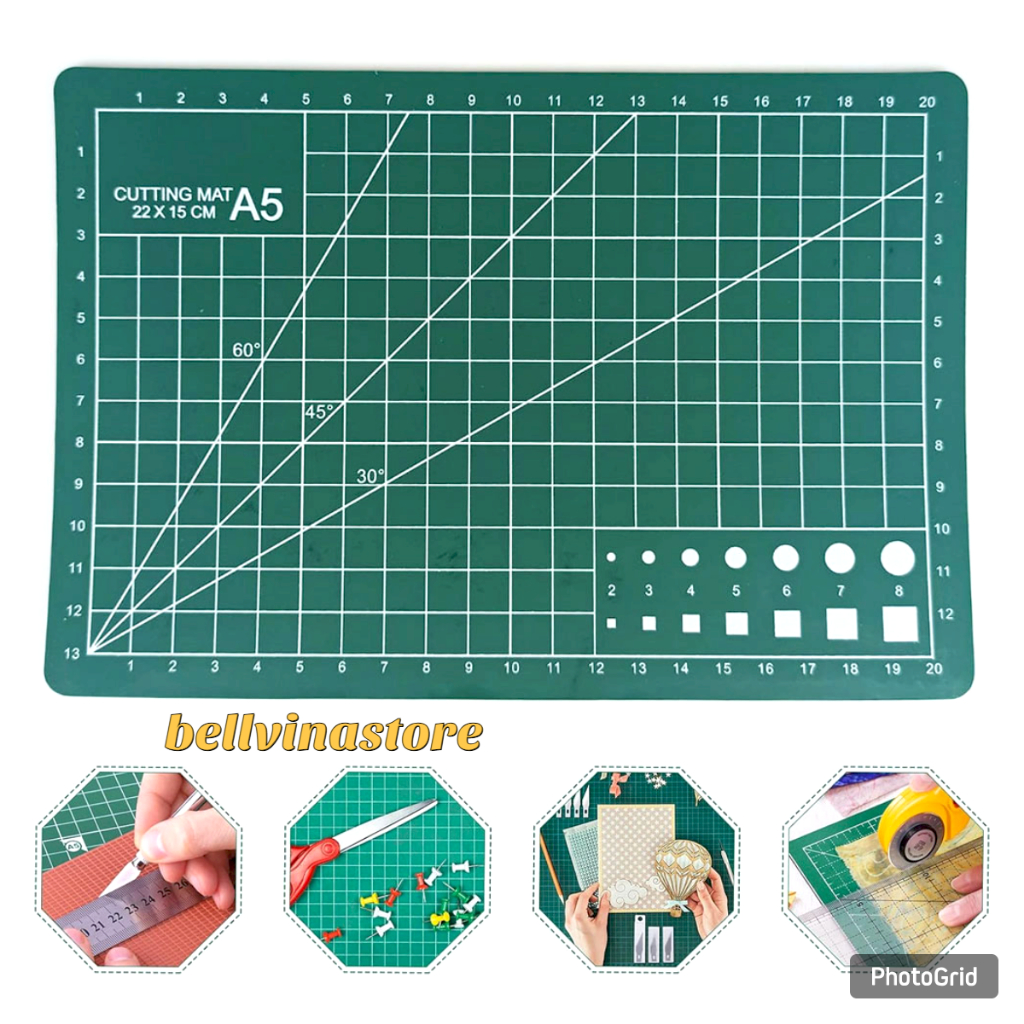 

Pad Cutting Mat Alas Potong Papan Kerja A5 22 x 15 cm