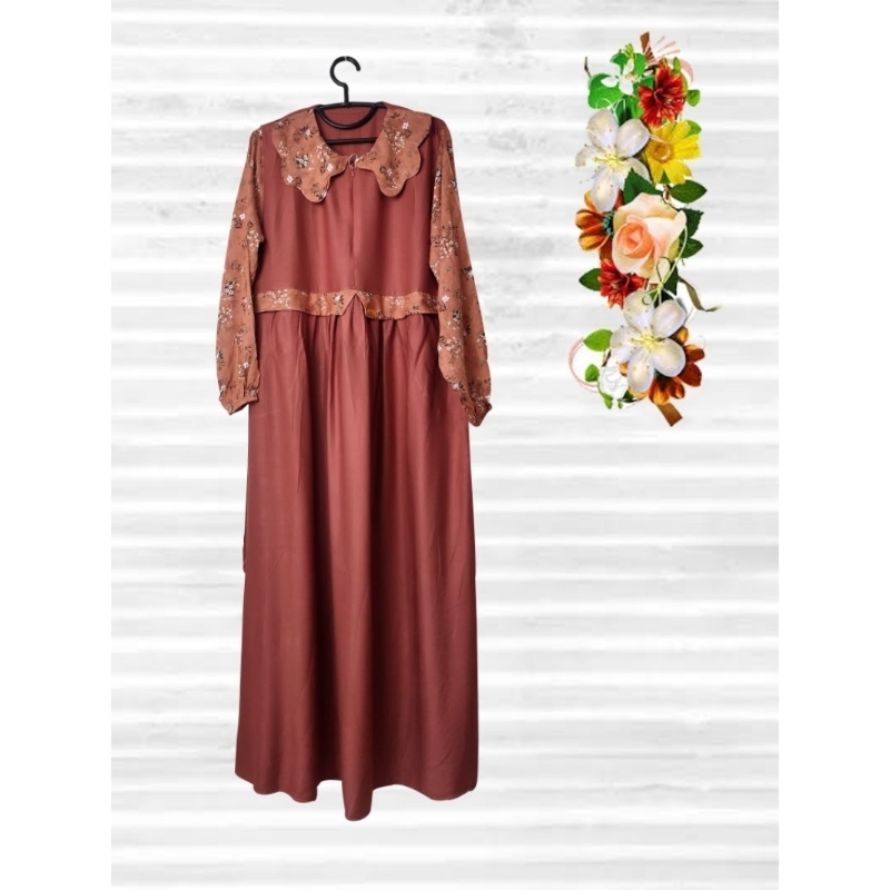 Baju muslim perempuan/dress/gamis busui friendly