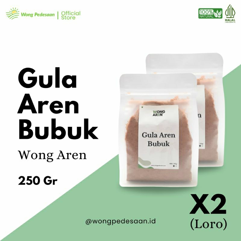 

LORO (X2) Gula Aren Bubuk 250 gram - Wong Aren Semut Gula Semut