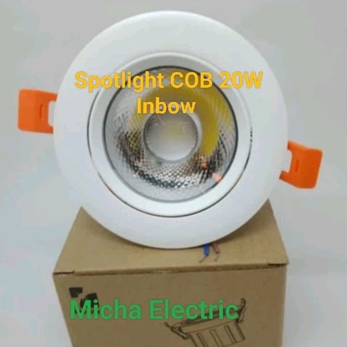 Lampu Downlight Spot COB 20W Inbow/ Lampu Sorot Spotlight LED 20W Inbow