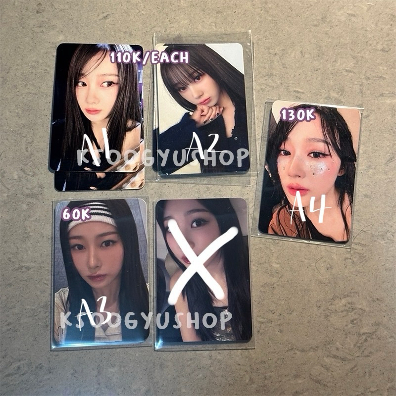 aespa Official PC Photocard Armageddon DRAMA Ningning Giselle Hellolive Apple Music Appmus Makestar 