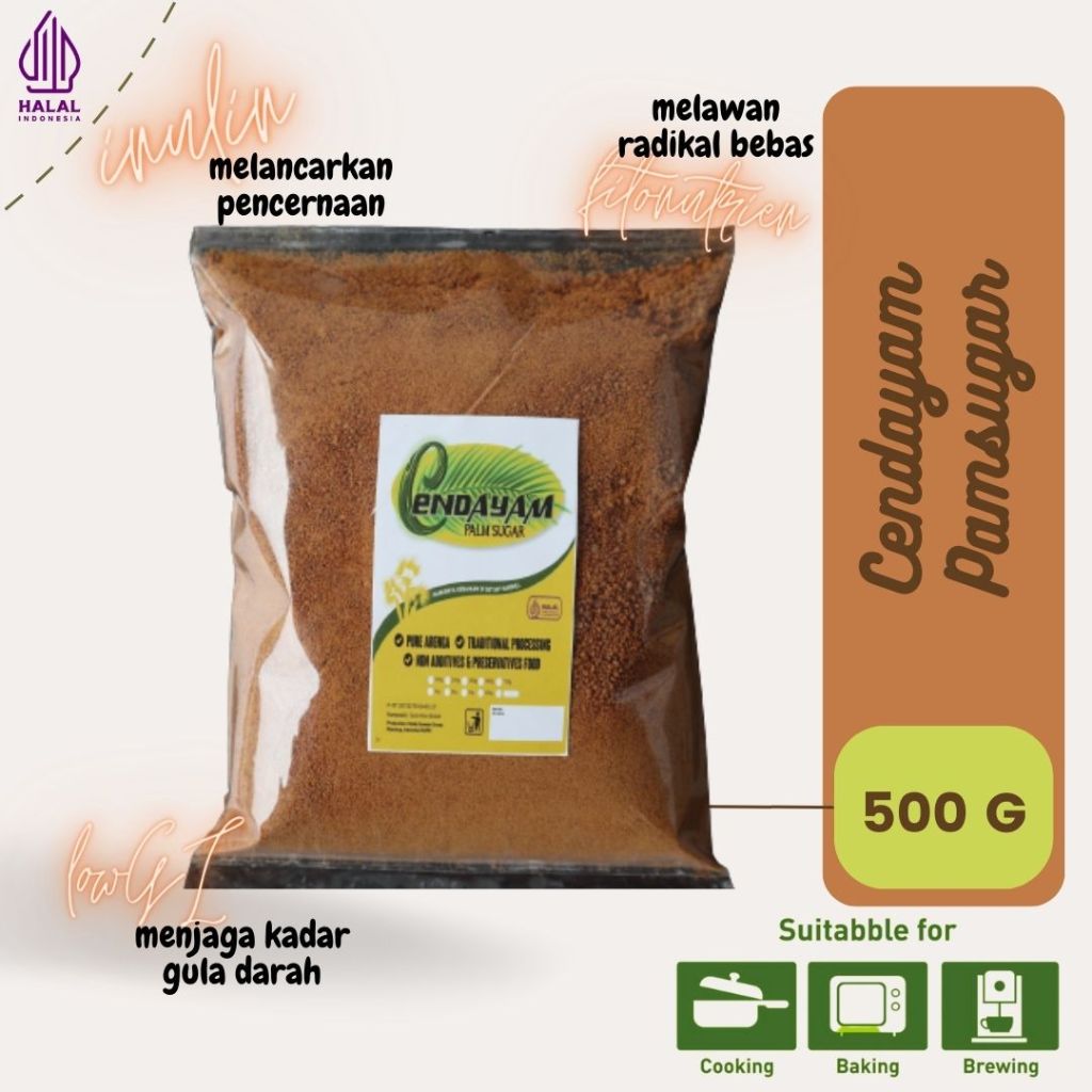 

GULA SEMUT AREN CENDAYAM PALM SUGAR 500g