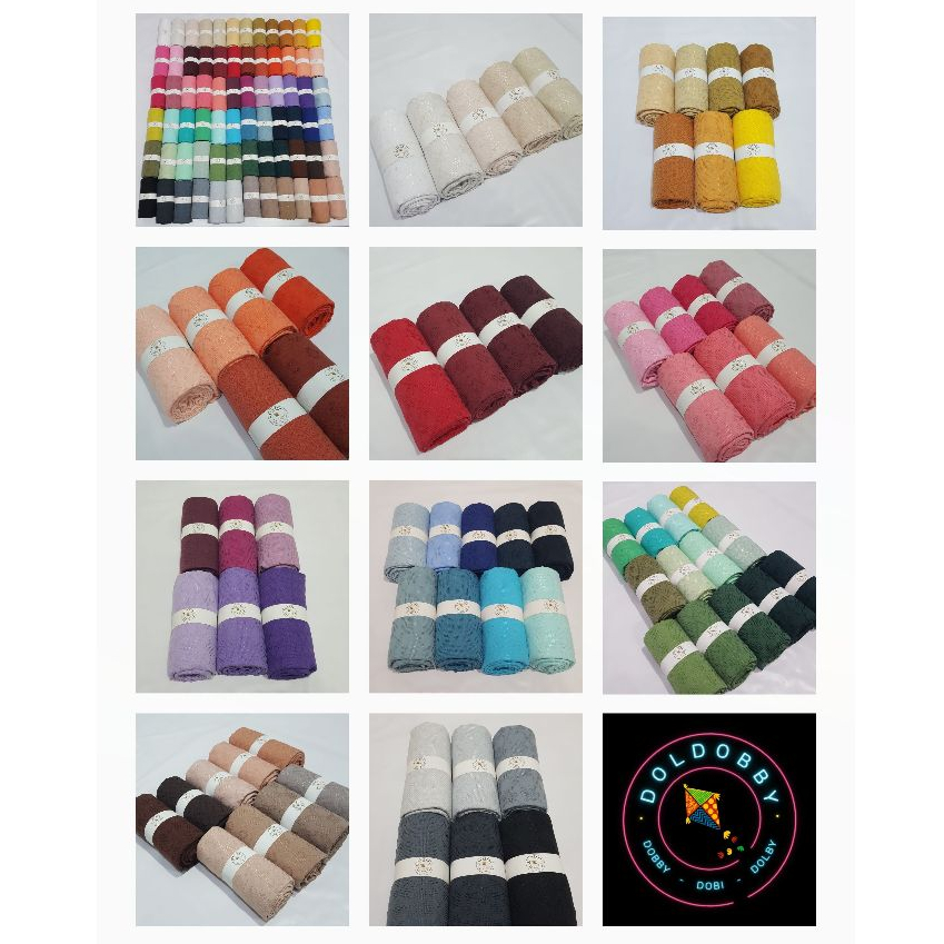 Plain Doby Viscose Cotton Premium Batik Indonesia Traditional Fabric