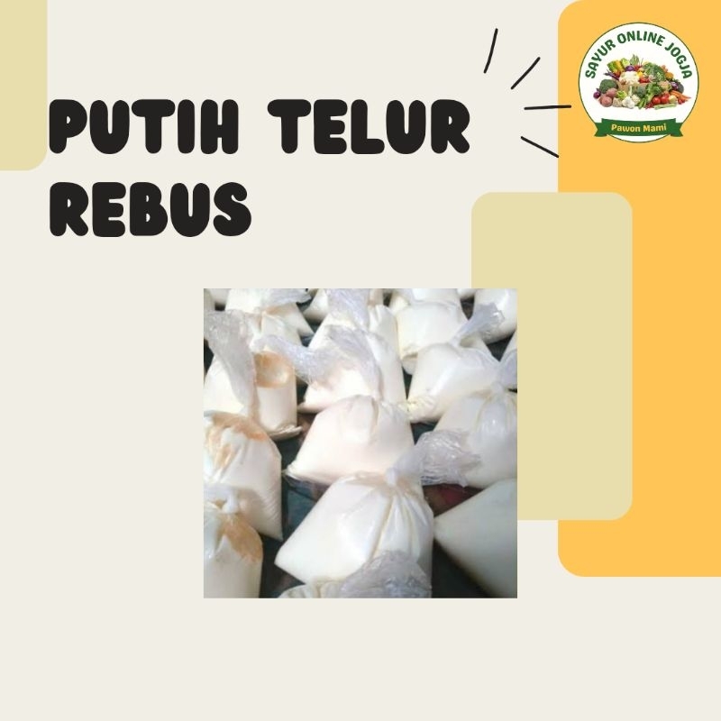 

Putih telur matang 1 PCS - PAWON MAMI SAYUR ONLINE JOGJA