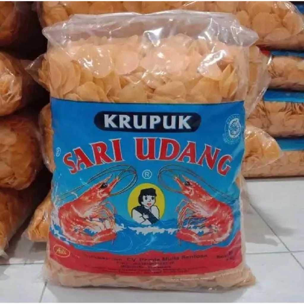 

1kg kerupuk sari udang kecil dan besar