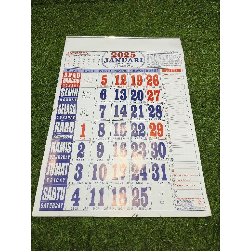 

Kalender Tahun Baru 2025 Ukuran Besar Kalender Tanggalan Terbaru Kalender Sponsor