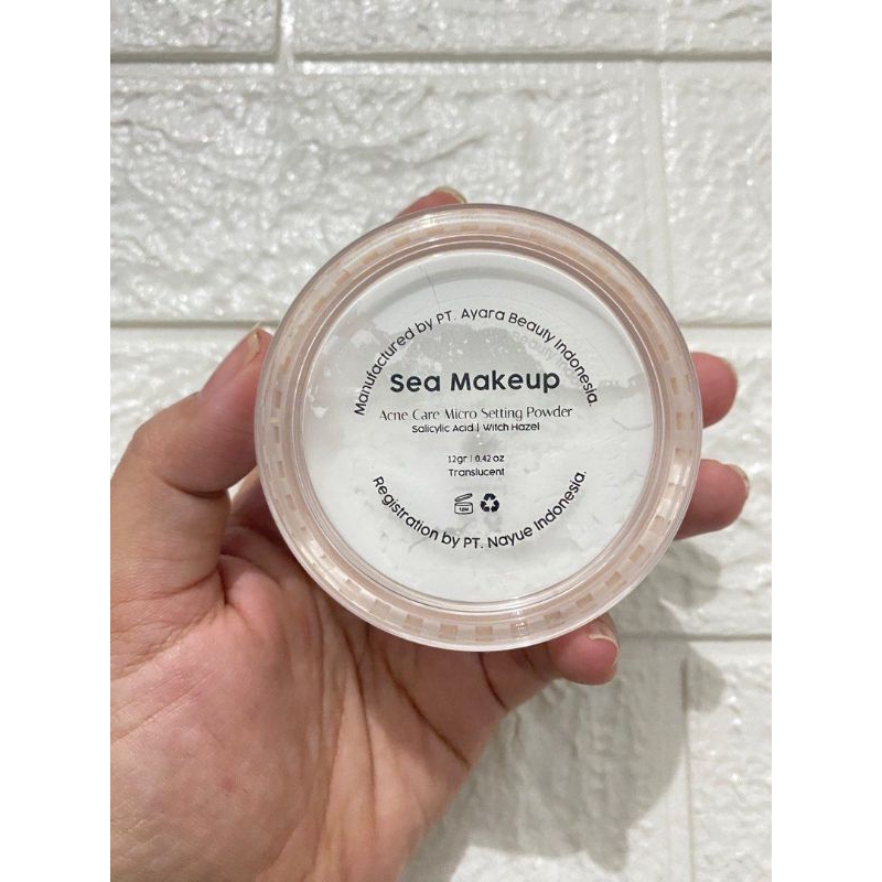 preloved loose powder sea makeup