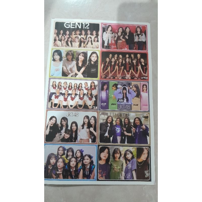 

Stiker Jkt48 Per Lembar Stiker Poto Jkt Viral Sicker JKT 48