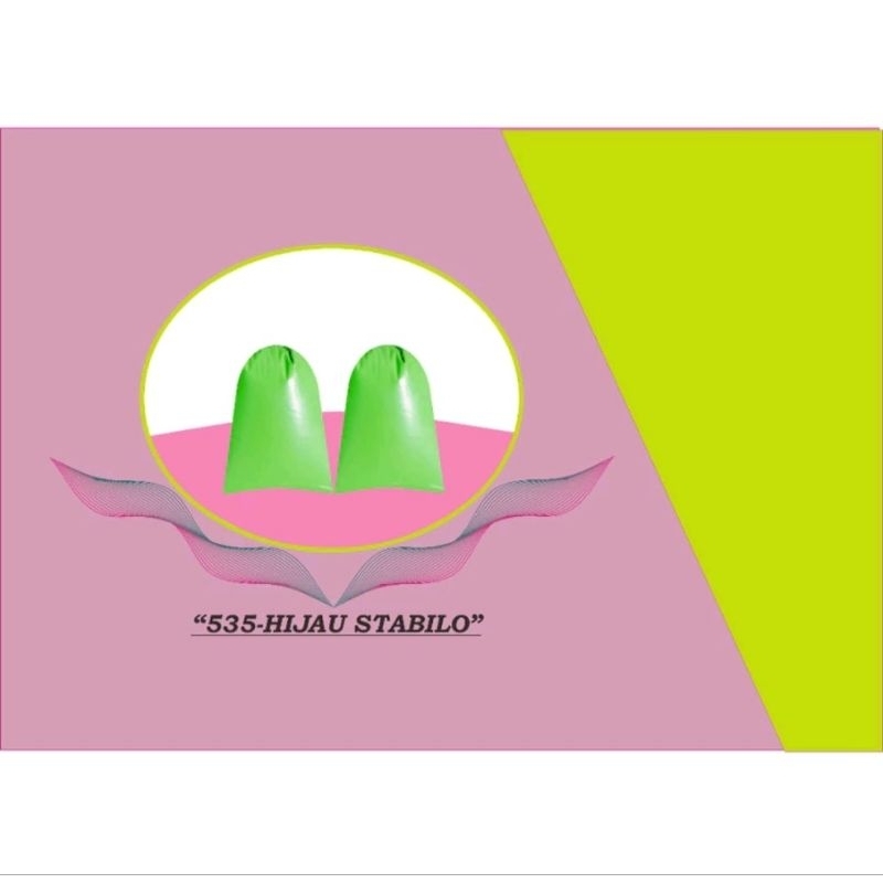 CAT TEMBOK KILOAN WARNA HIJAU STABILO 1 kg