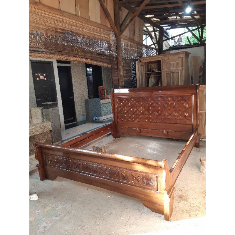 dipan kayu jati jepara minimalis