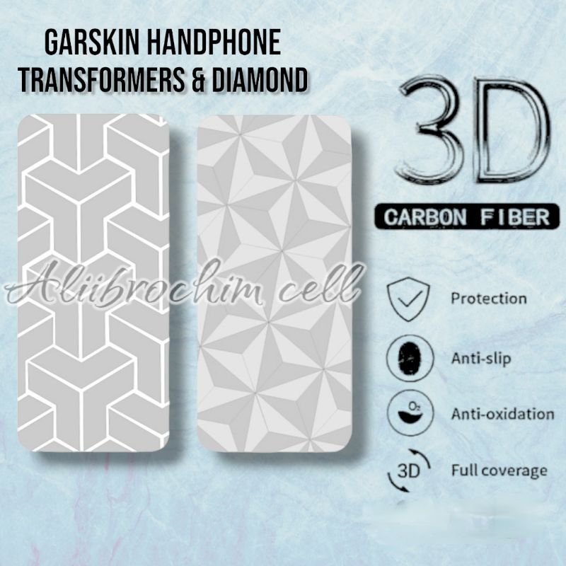 Backskin Garskin Skin Carbon Transformers TYPE XIAOMI MI PLAY/MIX 1/MIX 2/MIX 3Mi A1/MI A2/MI A2LITE