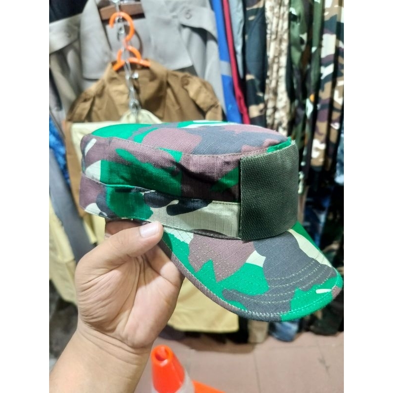 TOPI PET PDL COMANDO JATAH ASLI PEMBAGIAN TNI AD TERBARU / TOPI PET PDL COMANDO TNI AD ASLI