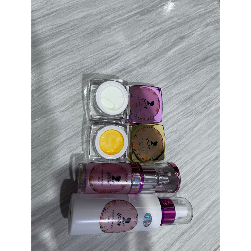 Yoon Korea Set Day crem, night crem,toner,serum